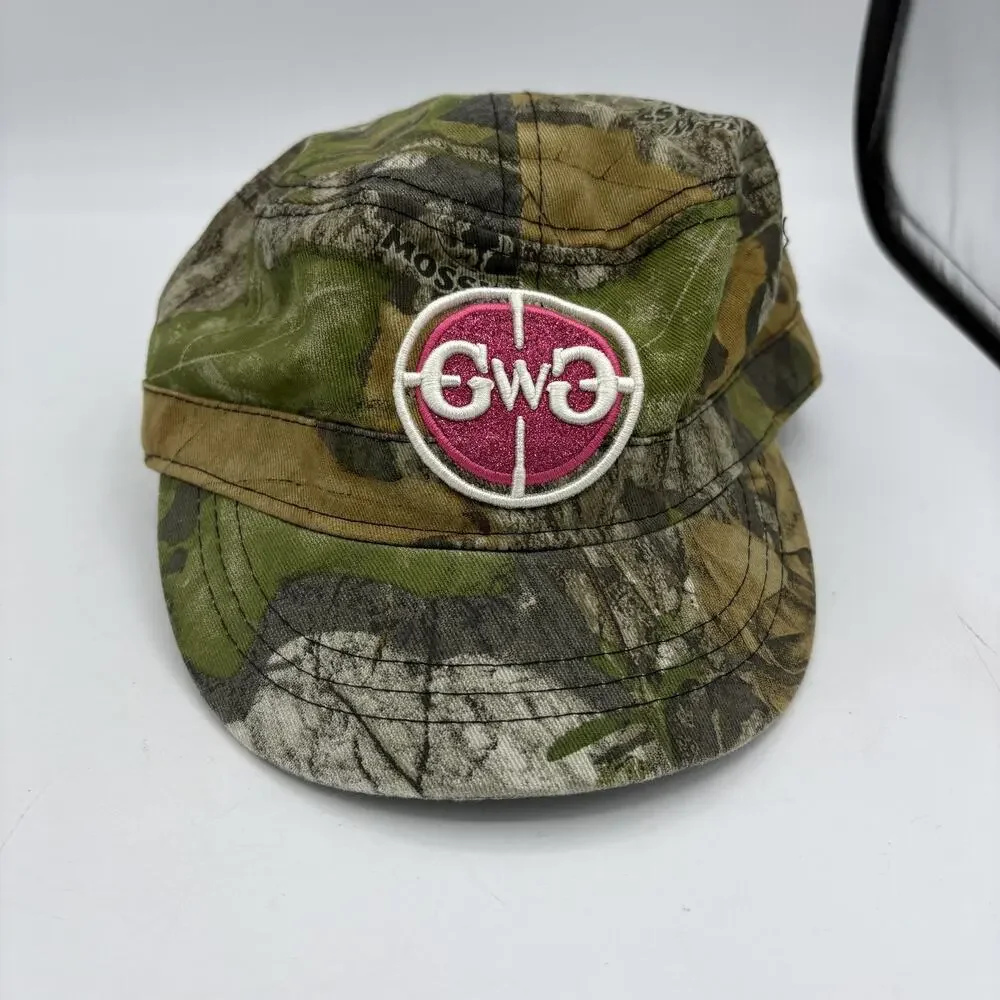 Mossy Oak Girls With Guns‎ Hat Cap Womens Strap Back Obsession Camo Pink Scope